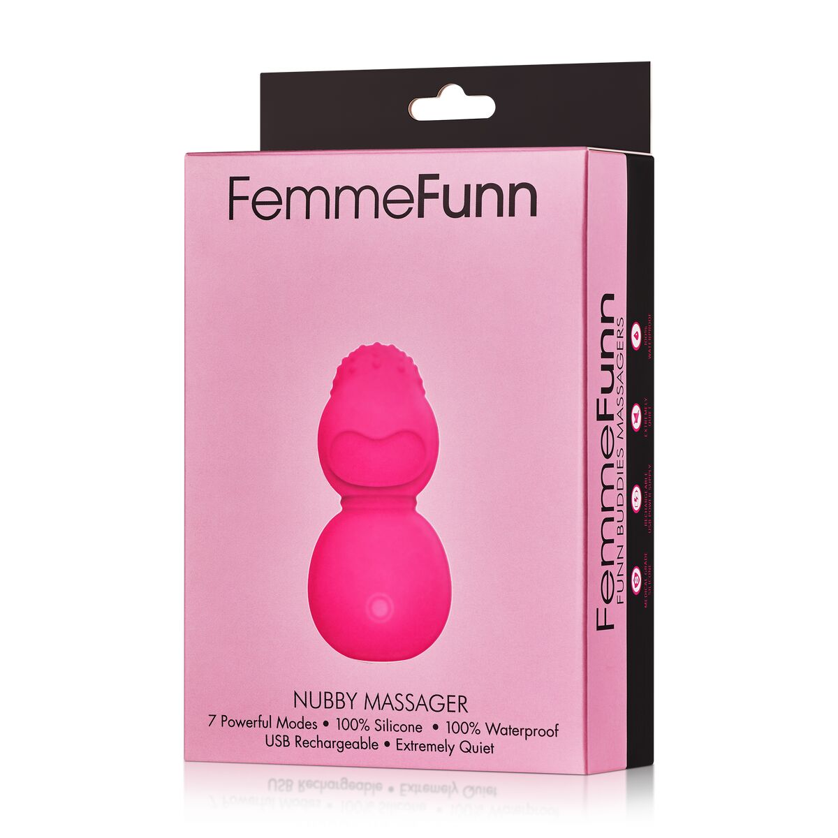 Bala Vibradora FemmeFunn Nubby Cor de Rosa